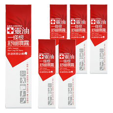 十靈本舖 十靈油一條根舒緩噴霧 Essential Oil 旅遊居家必備, 1盒, 6盒