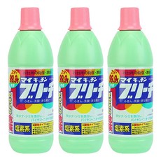 Rocket Soap 火箭石鹼 廚房用去污抗菌除臭食器漂白劑 鹽素系, 600ml, 3瓶