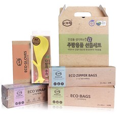 슈가랩 사탕수수 주방용품 5종 선물세트, 1세트