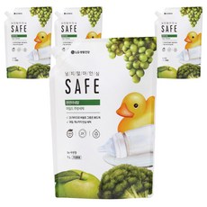 [비건라이프] 세이프 천연미네랄 마일드 주방세제 리필, 1L, 4개