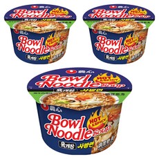 NONGSHIM 農心 碗麵 辣牛肉湯口味 100g, 3入