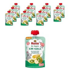 홀레 유기농 이유식 퓨레 키위 코알라, 혼합맛(배/바나나/키위), 100g, 12개