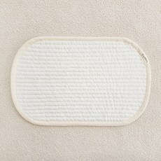 my little daisy 100支孩童絎縫雙面枕頭墊, 象牙白