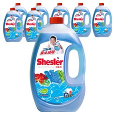 쉬슬러 액체세제 에이프릴 본품, 2.5L, 8개