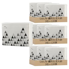 UdiLife 優的生活大師 抽取式擦手紙巾架, 免釘免鑽孔, 臺灣製造, 120張, 9包