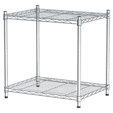 dayneeds 日需百備 輕型 電鍍 鎖管 鐵力士架/收納層架/鞋架/展示架/層架/鐵架, 2層