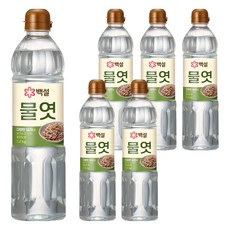 백설 물엿, 6개, 1.2kg