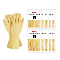 생활을그리다 손목 고무장갑, 아이보리, 소(S), 10개