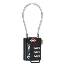 자커 여행용 TSA 와이어 자물쇠 블랙 ZT007, 1개