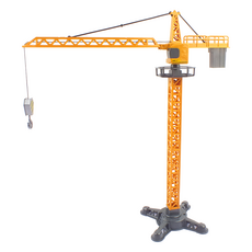 複製品 1:55 壓鑄塔式起重機模型套組, 1組, 塔式起重機重型工程車