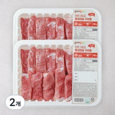 곰곰 한돈 1등급 등심덧살 구이용 (냉장), 2개, 300g