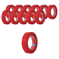 DADA 彩色遮蔽膠帶 紅色 25 mm x 20 m, 12個