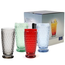 Villeroy & Boch 波士頓長飲玻璃杯 400ml x 4p, 隨機發貨, 1套