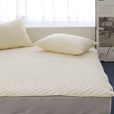 BasicTone 經典高密度 80 個一號大帶固定床墊, 奶油