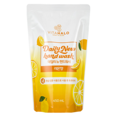 VITAHALO Daily New 洗手液 檸檬香 450mL 補充裝, 3包