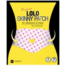 LOLO SKINNY 腹部纖活貼片, 10入, 1組
