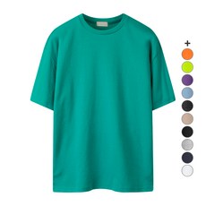 해리슨 남성용 오버핏 라운드 통기성 반팔 티셔츠 MDL1404