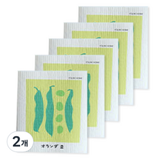 Yangsun Company多用途紙抹布 豌豆, 2個, 5入