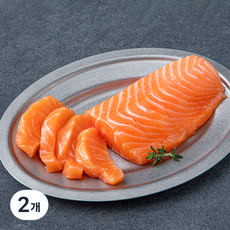 살마 노르웨이산 콜드스모크 훈제 연어 (냉장), 150g, 2개