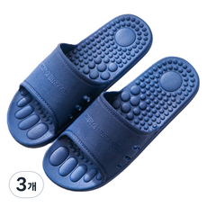 멍스터즈 발아치 자극 지압슬리퍼 270-275mm, 네이비, 3개