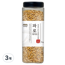 건강곡간 파로 엠머 밀, 1kg, 3개