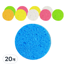 Skawiz 壓縮棉花潔膚棉片 3號 60 x 10 mm, 20個, 隨機出貨