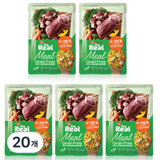 하림펫푸드 전연령 강아지 더리얼 밀 그레인프리 화식사료, 오리, 60g, 20개