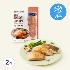 은하수산 MSC 순살 연어 필렛 (냉동), 450g, 2개
