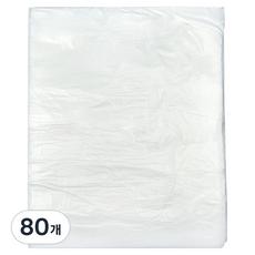 World Clean 分類回收背心袋 白色, 100L, 80個