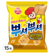 OTOKI 不倒翁 Ppusyeo Ppusyeo 奶油魷魚口味, 90g, 15個