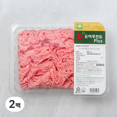 돈마루 무항생제 인증 한돈플러스 뒷다리다짐용 (냉장), 500g, 2팩