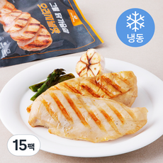 다즐샵 그릴 닭가슴살 오리지널맛 (냉동), 100g, 1개입, 15개