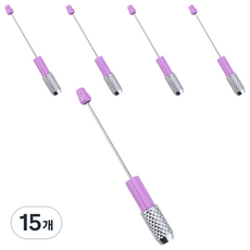 미소로운 DIY 연필깍지, 퍼플, 15개