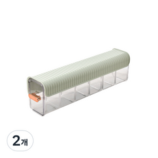 마켓감성 틈새 다목적 서랍, 민트, 2개