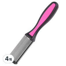블루코지 양면 풋파일 발 각질제거기 블랙, 60g, 4개, 1개입