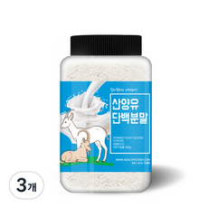 건강스토리 첨가물 없는 산양유 단백질 분말, 3개, 200g