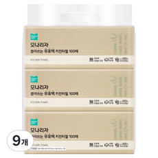 mona LISa. 抽取式無漂白廚房紙巾, 9個, 100件