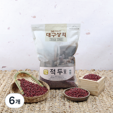 대구농산 중국산 적두 팥, 500g, 6개