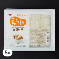 일가 한가득 초절임무, 3kg, 5개