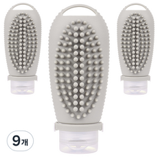 아이앤지마켓 파스텔 다용도 용기 10ml, 9개, 그레이