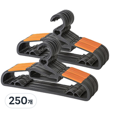 데코즈인 하트 논슬립 옷걸이, 오렌지, 250개