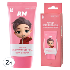 모나미 타이니탄 데일리 워터풀 선크림 RM SPF50+ PA++++, 2개, 50ml