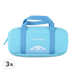 산리오 캔퍼스가방모양필통 시나모롤, 블루, 3개