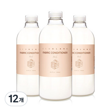 에코블랑 유아섬유유연제 베이비파우더향 1L, 12개