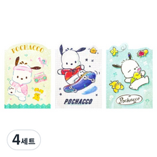 三麗鷗 帕恰狗 閃亮便利貼套組, 4套, 80張, 隨機出貨
