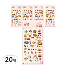 Petit 封口貼紙 DA5340, 早午餐時間, 20個