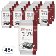 해의락 한겨울광천 도시락김, 5g, 48개