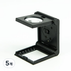 LED 스케일 휴대용 미니 확대경 접이식 루페 돋보기, UC-CP181, 5개