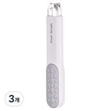 루시마켓 2IN1 각질제거기 화이트 3.5 x 19 cm, 300g, 3개, 1개입