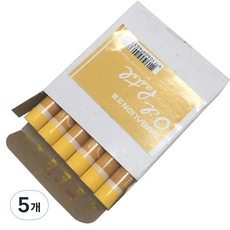 油性油畫棒 單色奶油黃 12入, 奶油黃, 5個